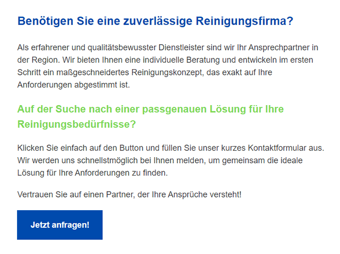 Reinigungsfirma in  Nieder-Erlenbach (Frankfurt (Main)), Dreieich, Heusenstamm, Sulzbach (Taunus), Offenbach (Main), Neu Isenburg, Bad Vilbel und Eschborn, Steinbach (Taunus), Maintal